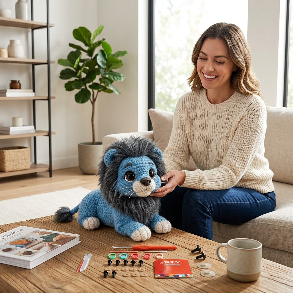 Crochet Lion Kit